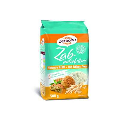 Cerbona Zabpehelyliszt finomra őrölt 500g