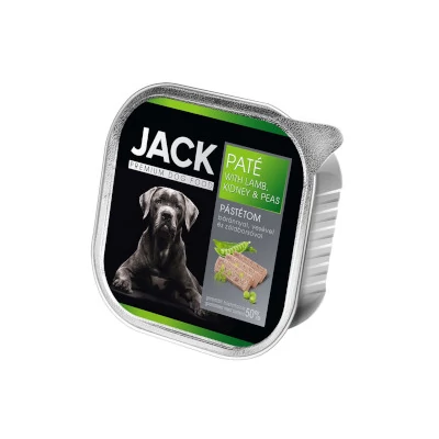 Jack Dog pástétom Bárány,vese,borsó-gabonamentes 150g