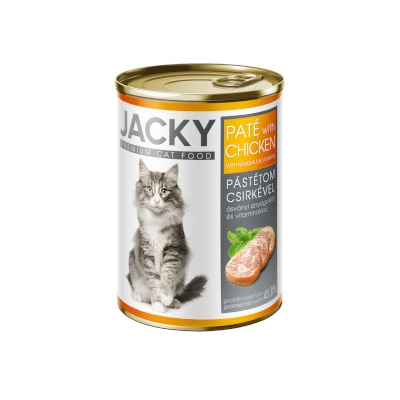 Jacky Cat konzerv pástétom Csirke 415g