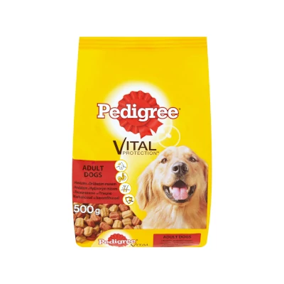 Pedigree Dog száraz Adult Marha-Baromfi 500g