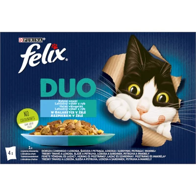 Felix Cat alultasakos Aszpikos Halas válogatás 4*85g