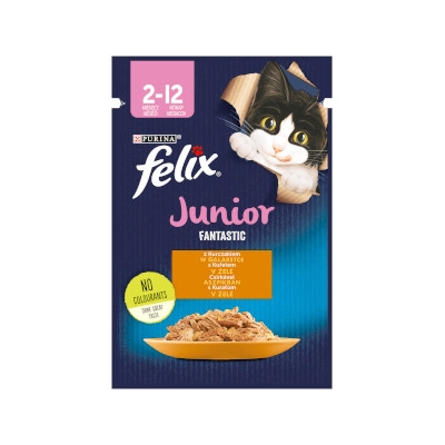 Felix Cat alutasakos Junior csirke aszpikban 85g