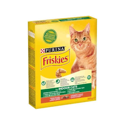 Friskies Cat száraz Indoor Csirke-zöldség 300g