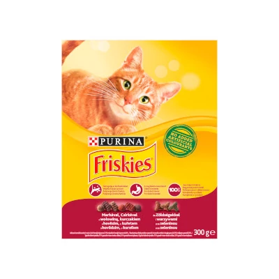 Friskies Cat száraz Marha-csirke 300g