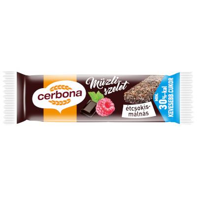 Cerbona szelet Étcsokis-Málnás 20g