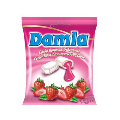 Damla cukor eper ízű 90g