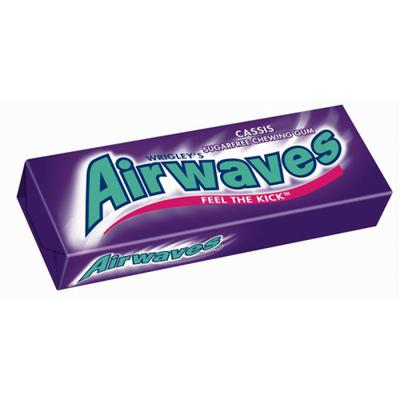 Airwaves cukormentes rágógumi fekete ribizli 14g
