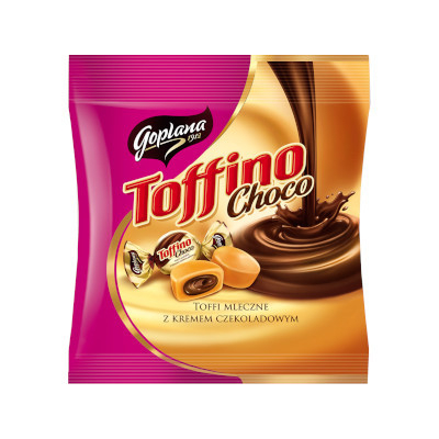 Toffino Choco karamella csokoládé ízű krémmel töltve 80g