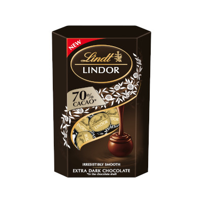 Lindt Lindor Extra Dark 70% kakaó 337g