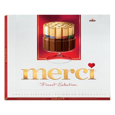 Merci desszert piros 250g