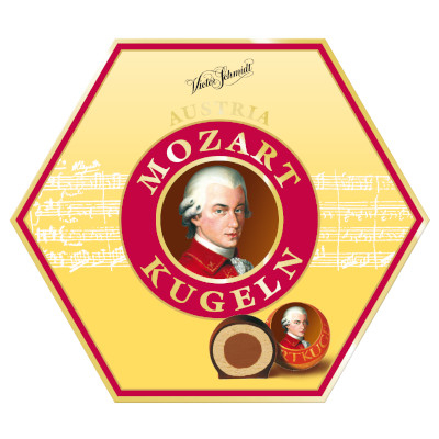 Mozart Kugeln Austria papírdoboz 297g