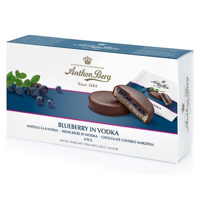 ANTHON BERG VODKÁS-ÁFONYÁS MARCIPÁNTALLÉR 220G