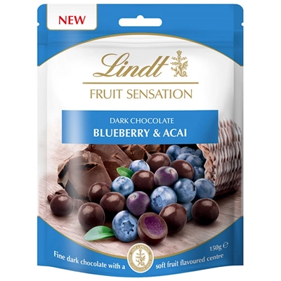 Lindt Fruit Sensation Blueberry &amp; Acai 150G