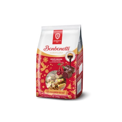 Bonbonetti szaloncukor kakaós-meggy-tej 300g