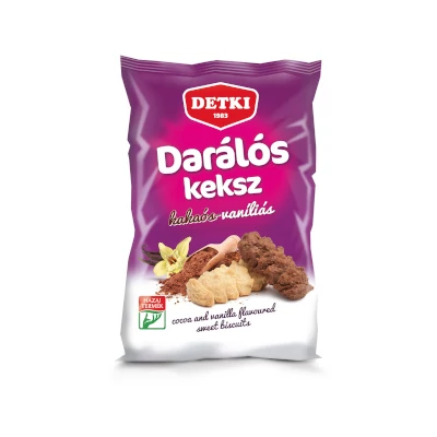 Detki Darálós vaniliás és kakaós omlós keksz 200g