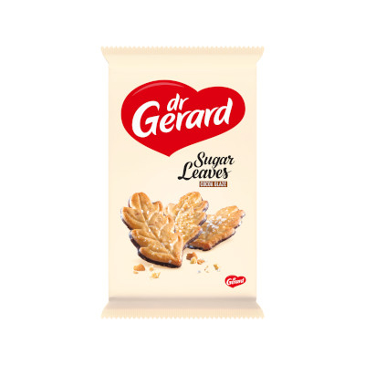 Gerard Levél alakú mártott keksz cukorszórattal 165g