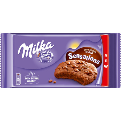 Milka keksz Sensations Soft Inside Choco 156g