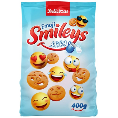 Delicious Smileys Milky 400g