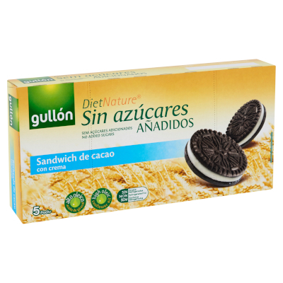 Gullón Oreo cukormentes kakaós keksz krémtöltelékkel 210g