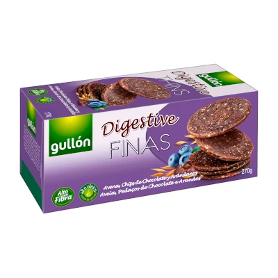 Gullón Digestive THINS áfonyás keksz 270g