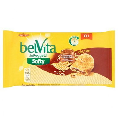 Belvita Softy töltött keksz Csokis-mogyorós 50g