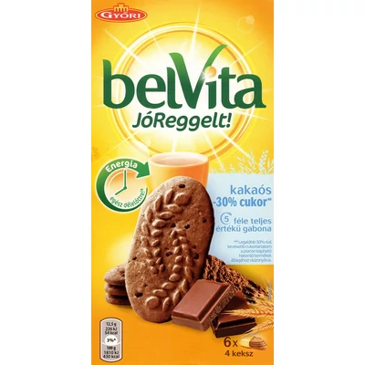 Belvita Jó Reggelt! Kakaós 30% csökkentett cukorral 300g