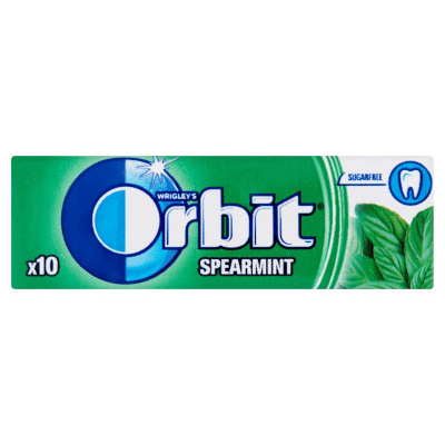 ORBIT drazsé Spearmint 14g
