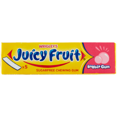 Wrigley's Juicy Fruit Bubble Gum laprágó 13g