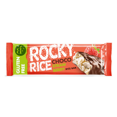 Rocky Rice Eper- ét gluténmentes szelet 18g