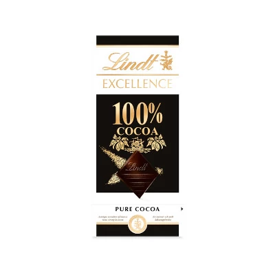 Lindt Exc. 100% Cocoa étcsokoládé 50g