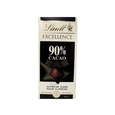 Lindt Exc. 90% Cocoa étcsokoládé 100g