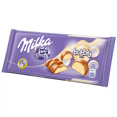 Milka Bubbly fehér 95g