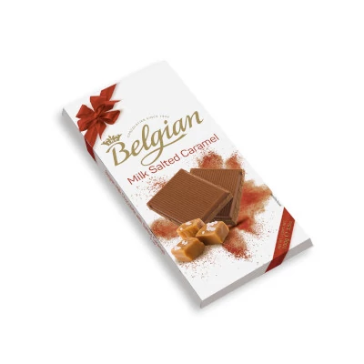 Belgian Milk Salted Caramel 100g