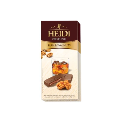 Heidi Creamy Rum Walnuts Tejcsoki 90g