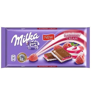 MILKA málna 100G