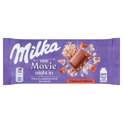 Milka popcorn caramell 90g