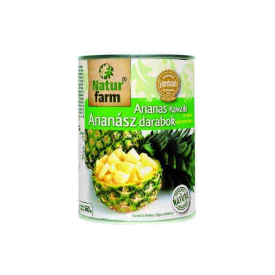 Natur Farm Ananász konzerv darabolt 565g