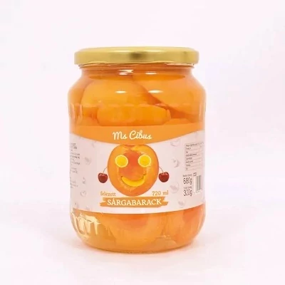 Ms Cibus Sárgabarack befőtt 720ML 