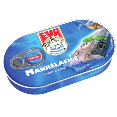 EVA makrélafilé Növényi olajban 170g