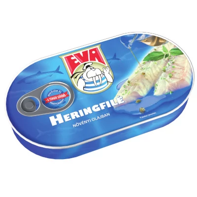 EVA heringfilé Növényi olajban 170g