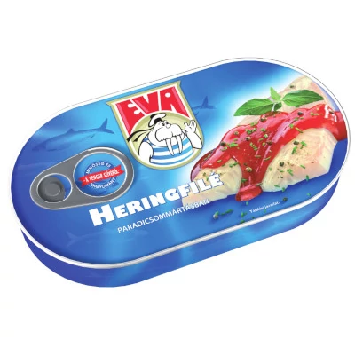 EVA heringfilé Paradicsommártásban 170g