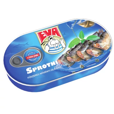 EVA sprotni Fűszeres növényi olajban 170g
