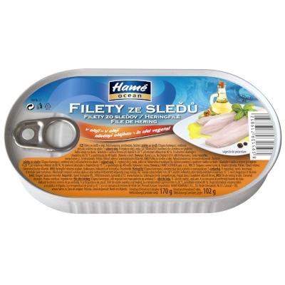 Hamé Heringfilé növényi olajban 170g