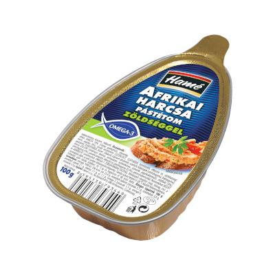 Hamé pástétom Afrikai harcsa zöldséggel 100g