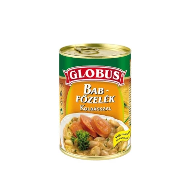 Globus Babfőzelék kolbásszal 400g