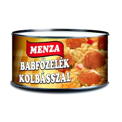 Menza Babfőzelék kolbásszal 400g