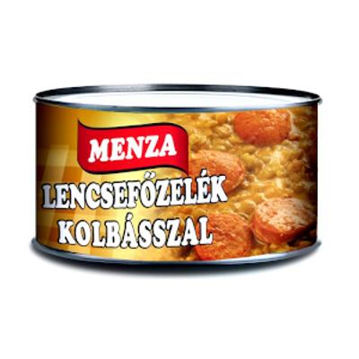 Menza Lencsfőzelék lecsókolbásszal 400g