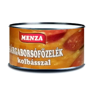 Menza Sárgaborsófőzelék lecsókolbásszal 400g