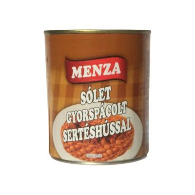 Menza Sólet sertéshússal - enyhén csípős 830g