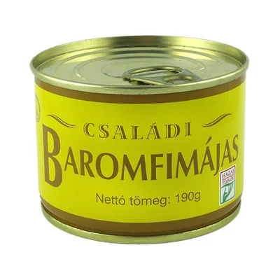 Szegedi Családi baromfimájas Tépőzáras 190g